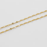 ciite' シーテ ネックレス 【 金属アレルギー対応 】 グリッターチェーンネックレス サージカルステンレス