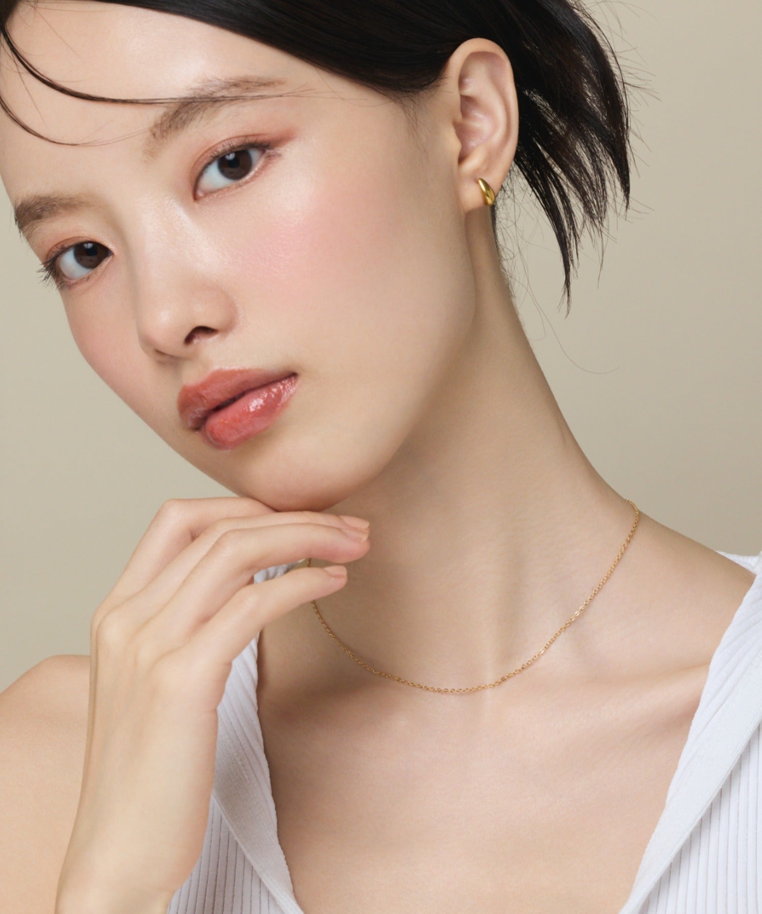 ciite' シーテ ネックレス 【 金属アレルギー対応 】 シンプルチェーンネックレス サージカルステンレス