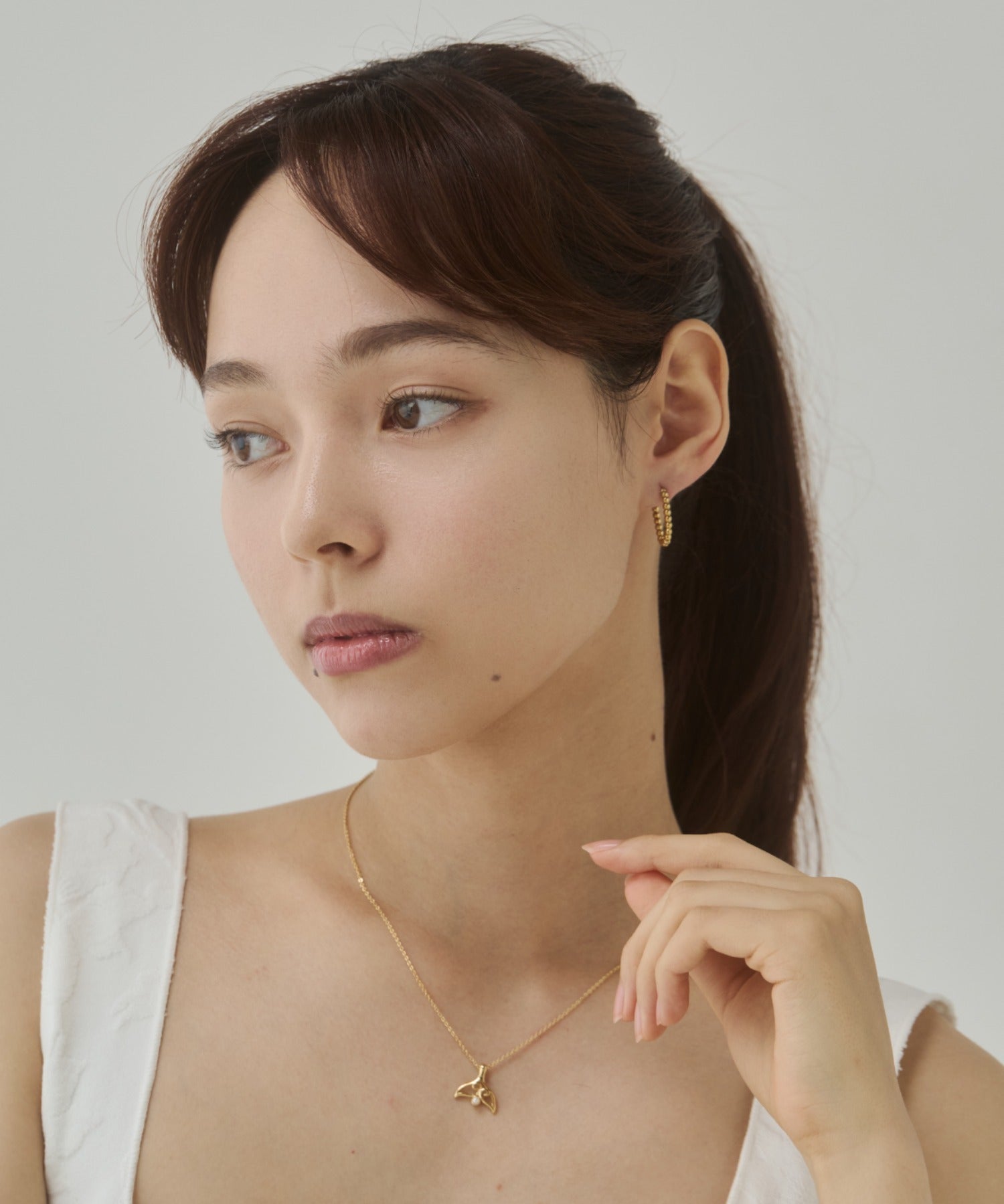 ciite' シーテ ピアス(両耳用) 【 金属アレルギー対応 】ボールモチーフ オーバルフープピアス サージカルステンレス(両耳用)