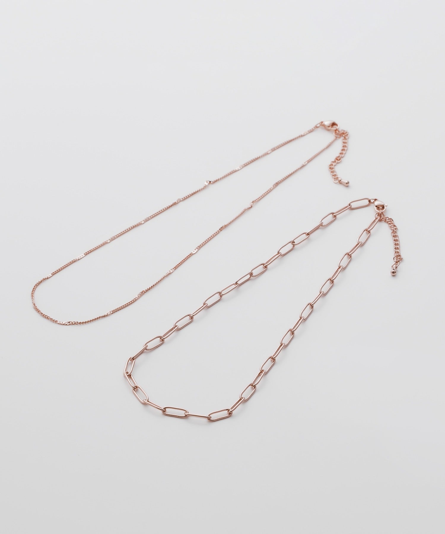 ciite' シーテ ネックレス 【 金属アレルギー対応 】 シンプルチェーンネックレス 2セット サージカルステンレス