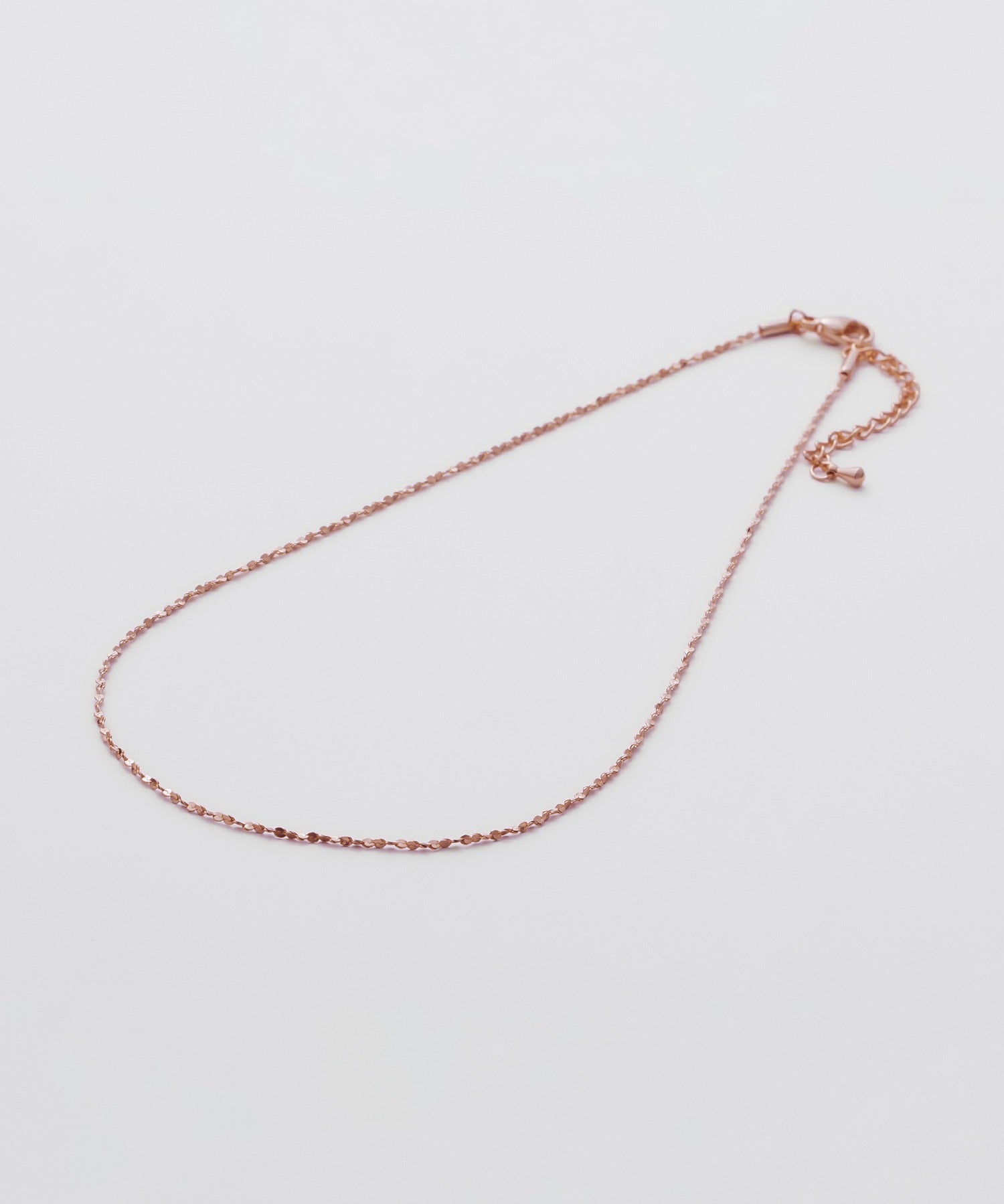 ciite' シーテ ネックレス 【 金属アレルギー対応 】 グリッターチェーンネックレス サージカルステンレス 幅1mm