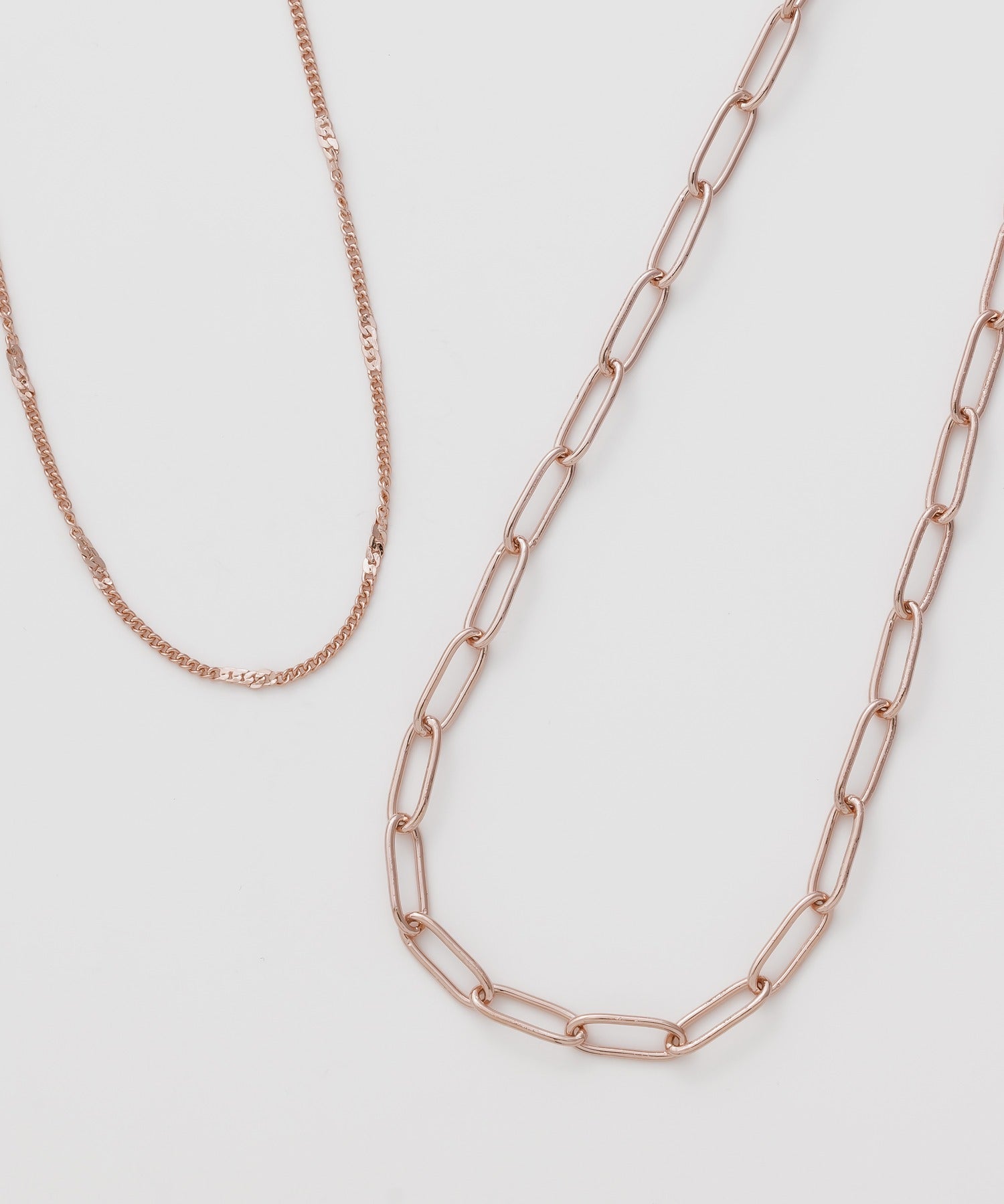 ciite' シーテ ネックレス 【 金属アレルギー対応 】 シンプルチェーンネックレス 2セット サージカルステンレス