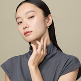 ciite' シーテ ピアス(両耳用) 【 金属アレルギー対応 】 ドロップフープピアス サージカルステンレス (両耳用)