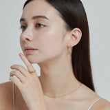 ciite' シーテ ネックレス 【 金属アレルギー対応 】結びピアス (両耳用) サージカルステンレス