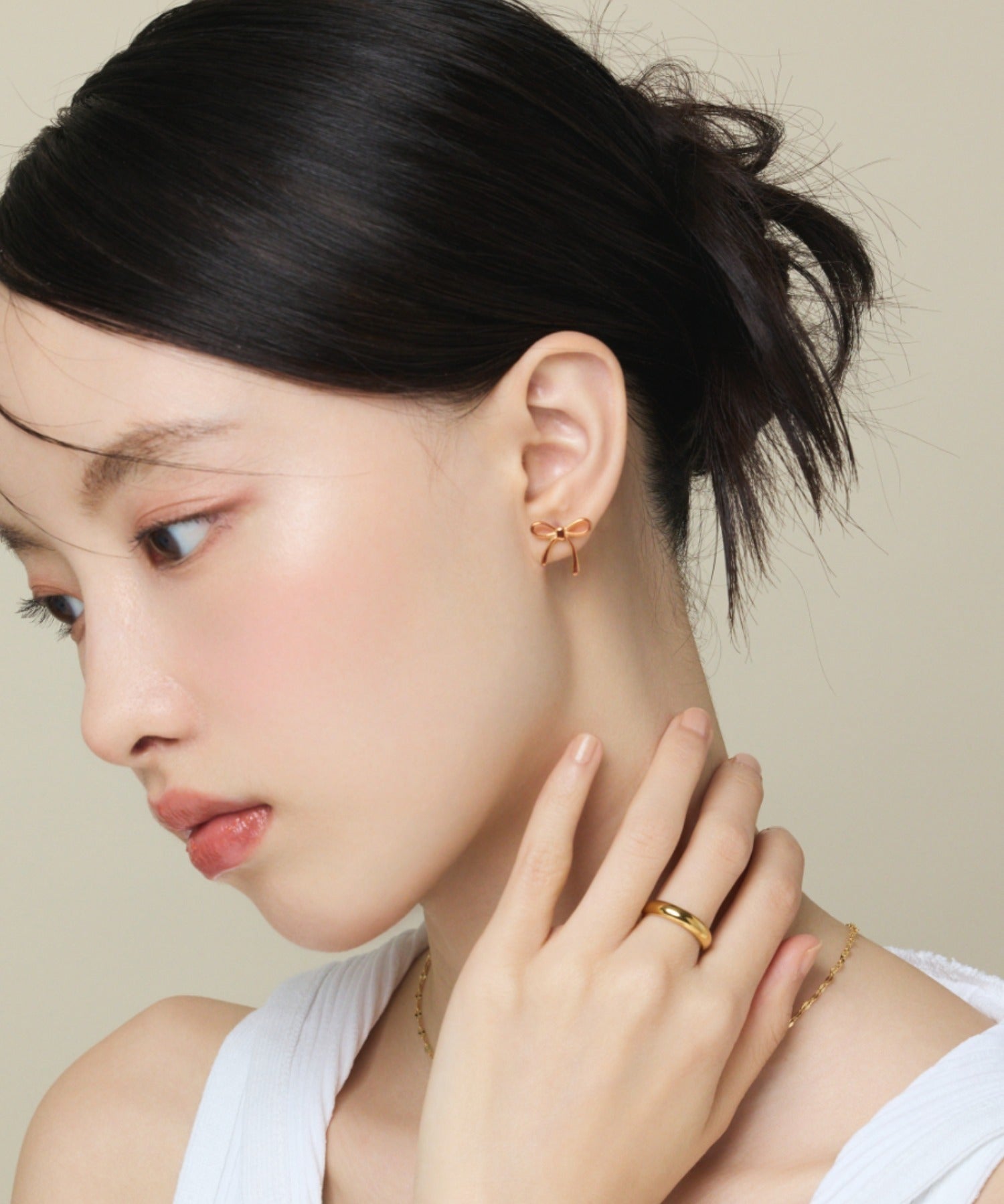 ciite' シーテ ピアス(両耳用) 【 金属アレルギー対応 】 リボンピアス サージカルステンレス (両耳用)