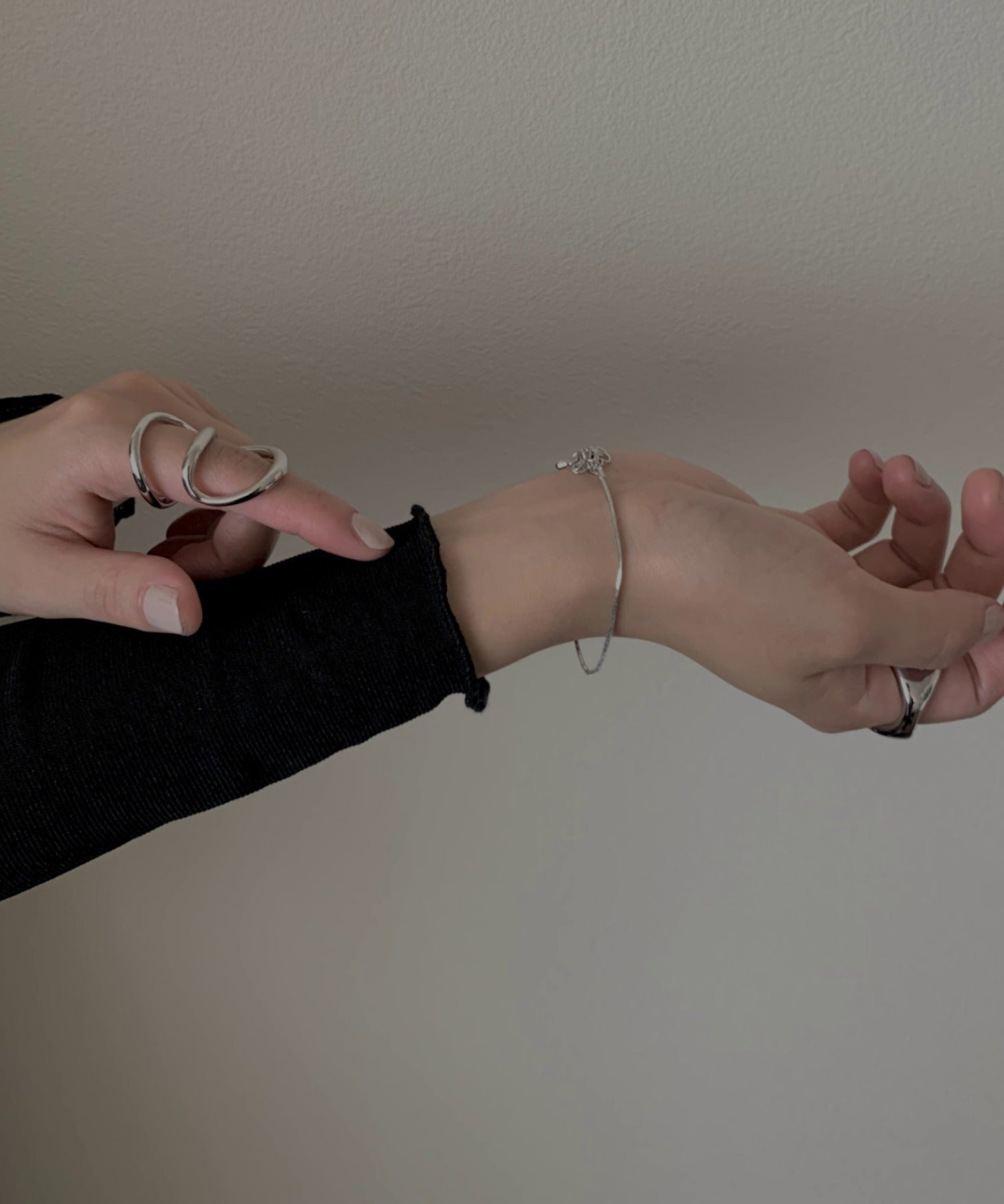 ciite' シーテ ネックレス 【 金属アレルギー対応 】simple snake bracelet / シンプルスネークチェーンブレスレット サージカルステンレス