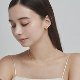 ciite' シーテ ネックレス 【 金属アレルギー対応 】 シンプルパールネックレス サージカルステンレス