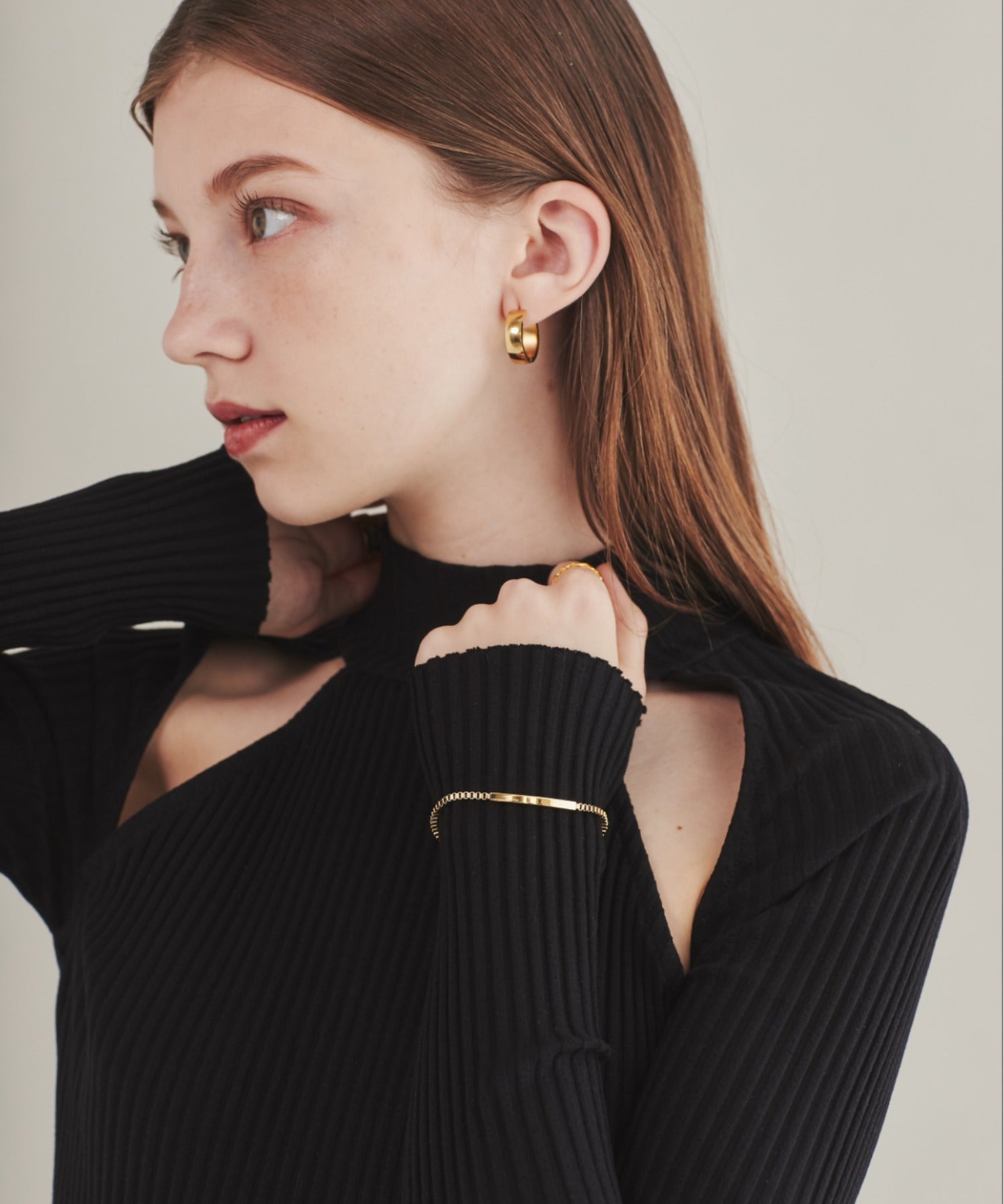 ciite' シーテ ブレスレット 【 金属アレルギー対応 】 シンプルチェーンプレートブレスレット サージカルステンレス