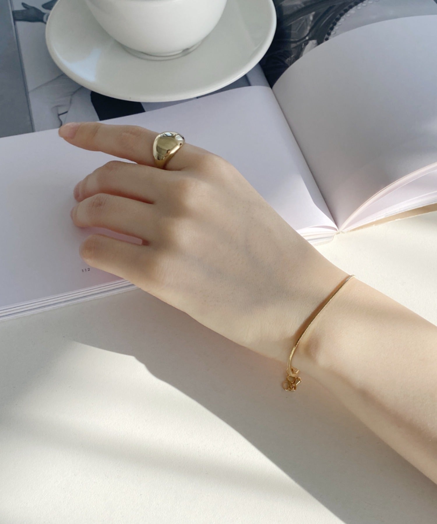 ciite' シーテ ネックレス 【 金属アレルギー対応 】simple snake bracelet / シンプルスネークチェーンブレスレット サージカルステンレス