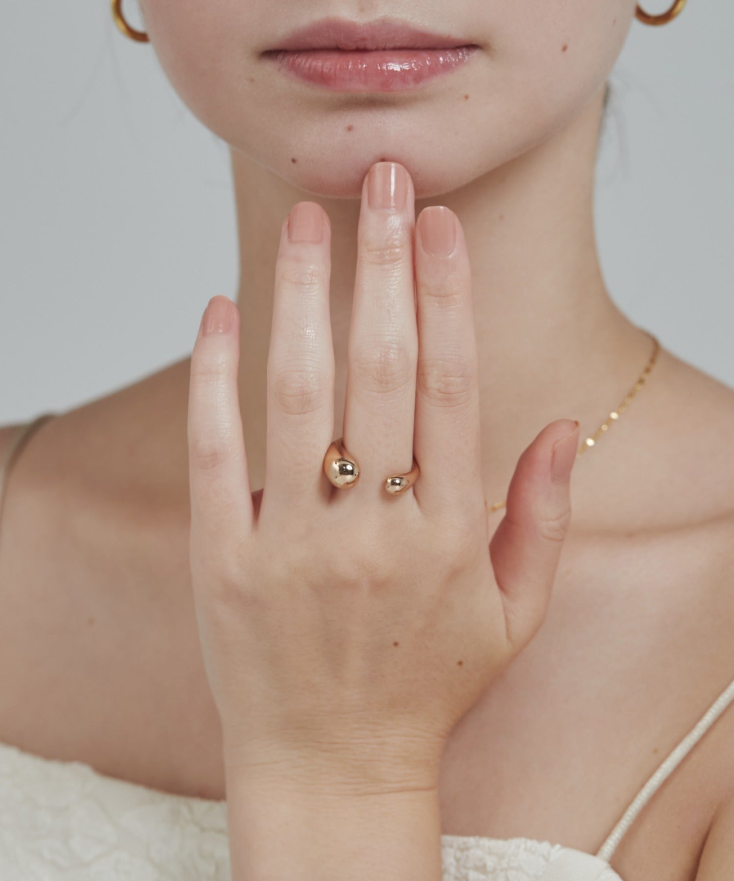 ciite' シーテ ネックレス 【 金属アレルギー対応 】ドロップリング / drop ring サージカルステンレス