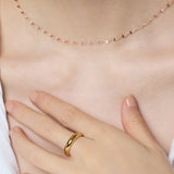ciite' シーテ ネックレス 【 金属アレルギー対応 】 グリッターチェーンネックレス サージカルステンレス