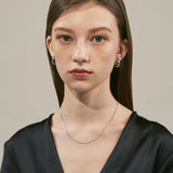 ciite' シーテ ネックレス 【 金属アレルギー対応 】simple snake necklace / シンプルスネークネックレス 1mm サージカルステンレス