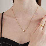ciite' シーテ ネックレス 【 金属アレルギー対応 】 イニシャルハートネックレス サージカルステンレス
