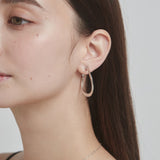 ciite' シーテ ネックレス 【 金属アレルギー対応 】ボリュームフープイヤリング (両耳用) サージカルステンレス