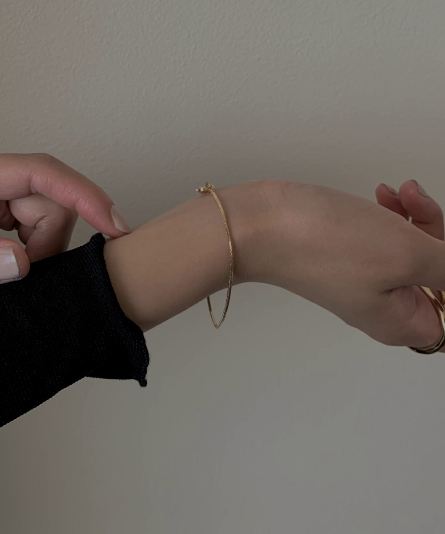 ciite' シーテ ネックレス 【 金属アレルギー対応 】simple snake bracelet / シンプルスネークチェーンブレスレット サージカルステンレス