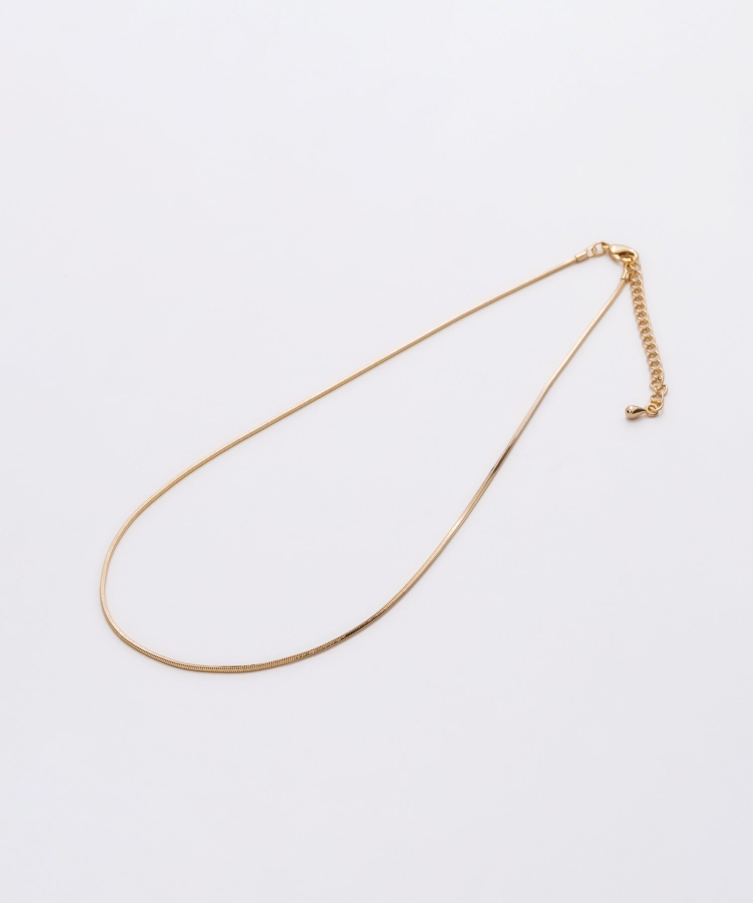 ciite' シーテ ネックレス 【 金属アレルギー対応 】simple snake necklace / シンプルスネークネックレス 1mm サージカルステンレス