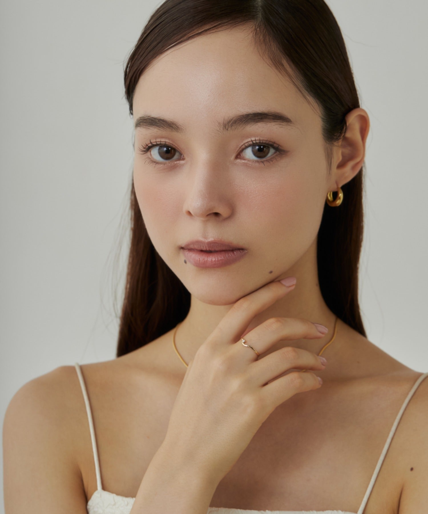 ciite' シーテ リング 【 金属アレルギー対応 】 ニュアンスビジューリング サージカルステンレス