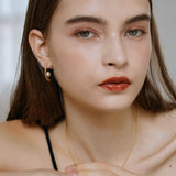ciite' シーテ ピアス(両耳用) 【 金属アレルギー対応 】パールキャッチ デザインピアス サージカルステンレス