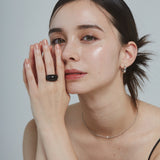 ciite' シーテ リング 【金属アレルギー対応】ボリュームクリアデザインリング