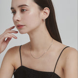 ciite' シーテ ネックレス 【 金属アレルギー対応 】simple snake necklace / シンプルスネークネックレス 1mm サージカルステンレス