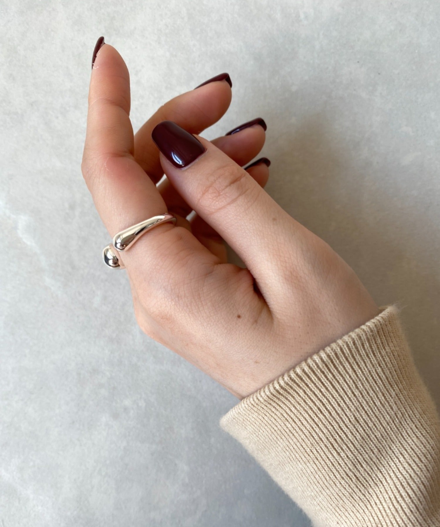 ciite' シーテ ネックレス 【 金属アレルギー対応 】ドロップリング / drop ring サージカルステンレス