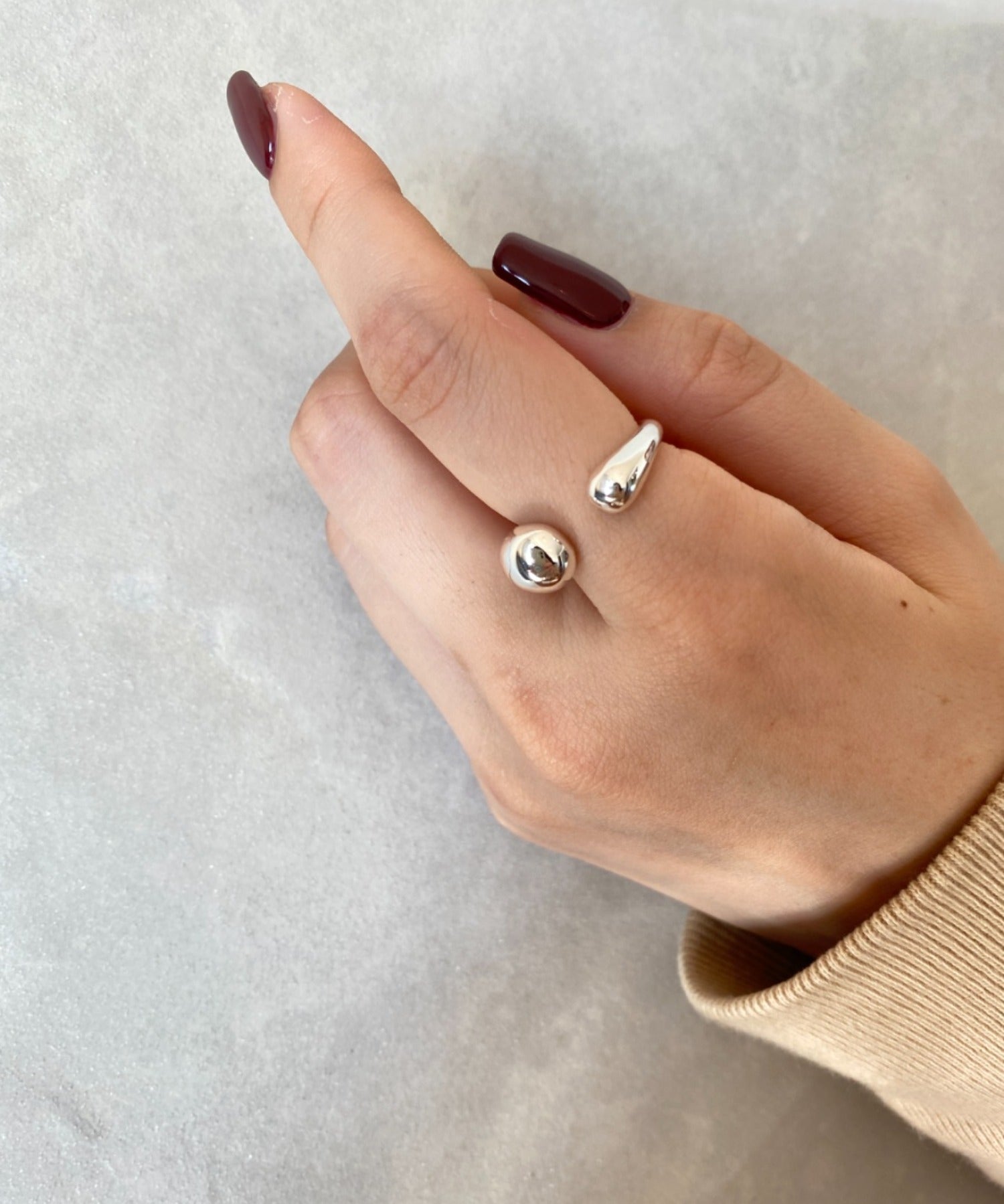 ciite' シーテ ネックレス 【 金属アレルギー対応 】ドロップリング / drop ring サージカルステンレス