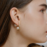 ciite' シーテ ピアス(両耳用) 【 金属アレルギー対応 】パールキャッチ デザインピアス サージカルステンレス
