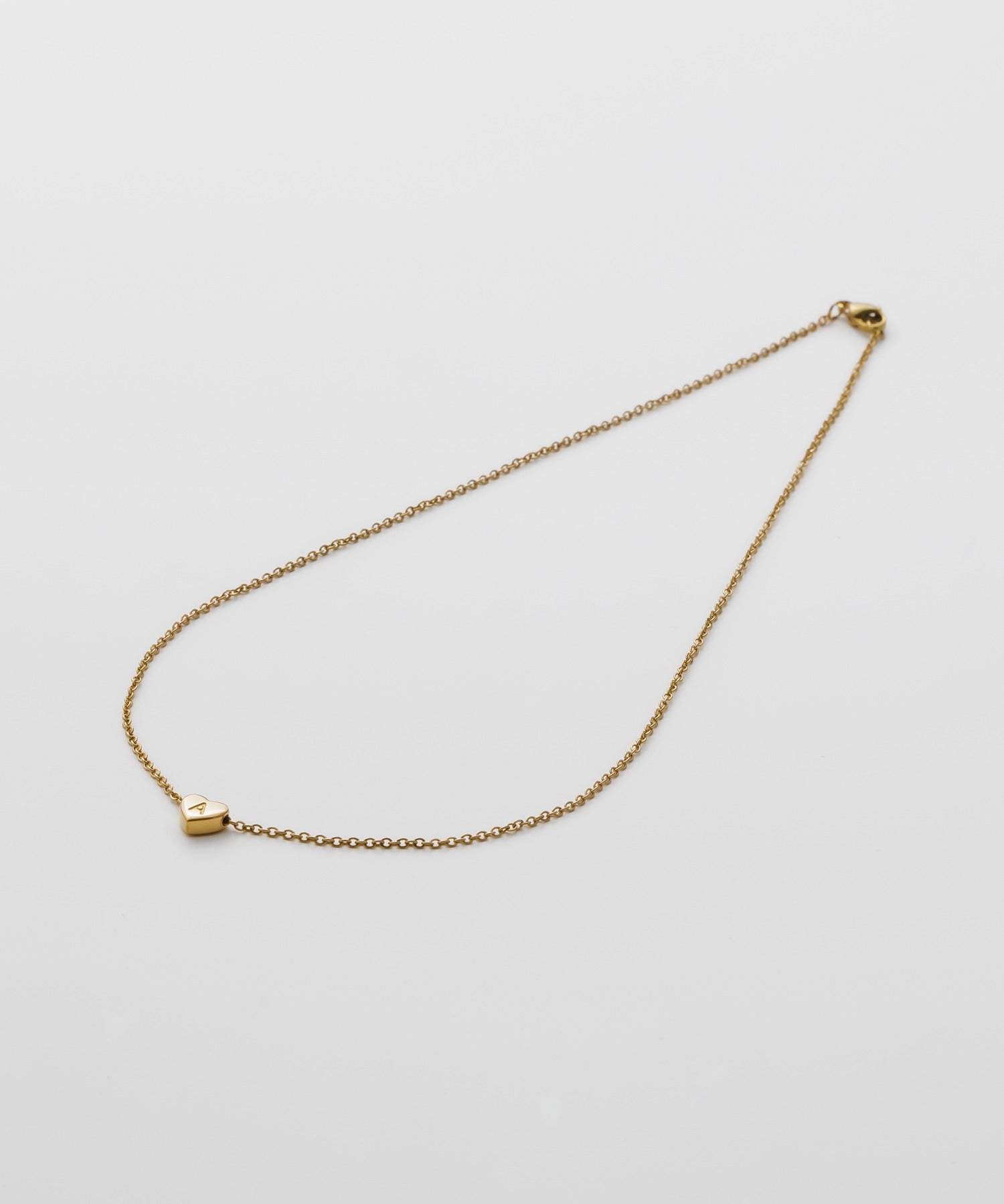 ciite' シーテ ネックレス 【 金属アレルギー対応 】 イニシャルハートネックレス サージカルステンレス