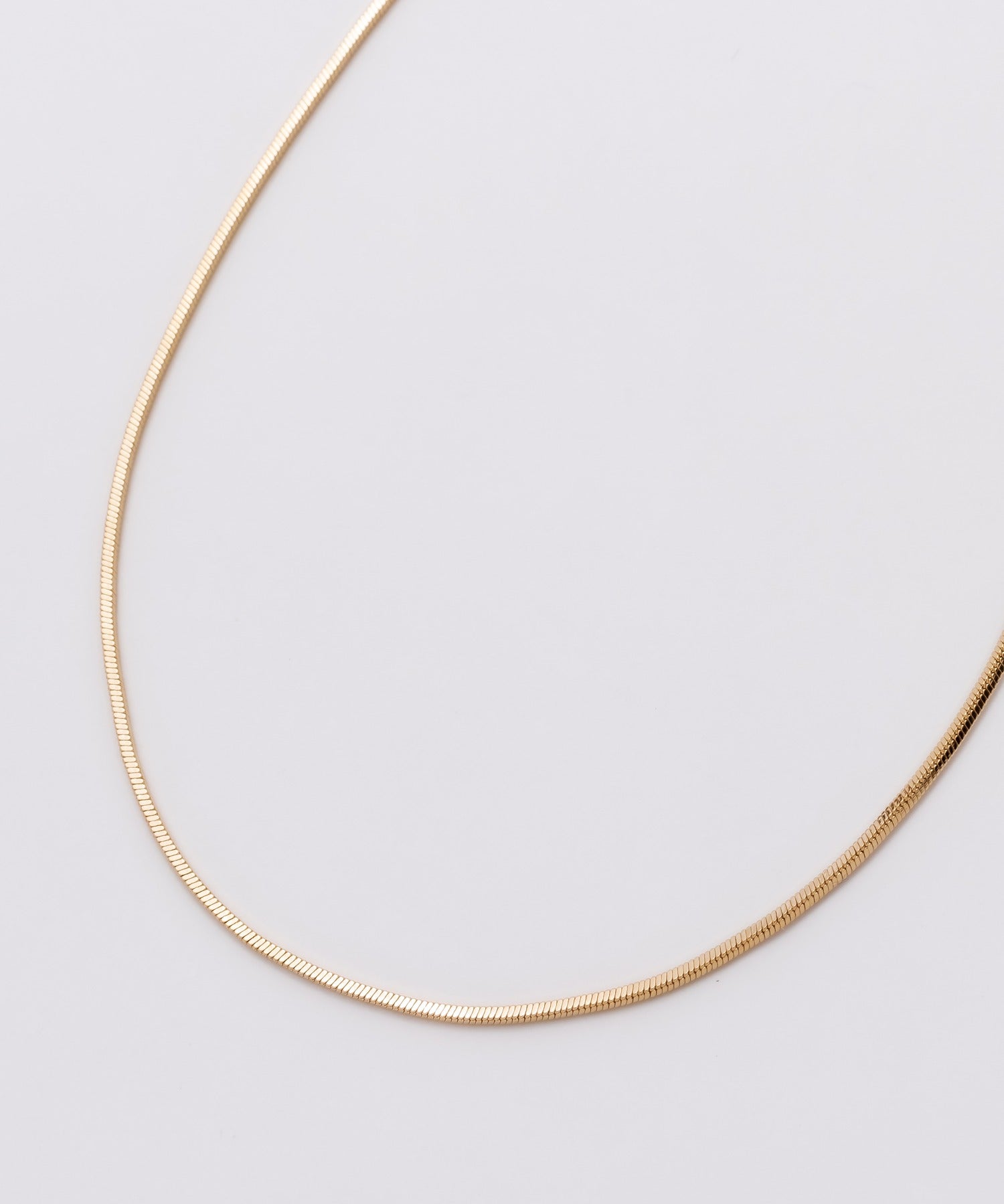 ciite' シーテ ネックレス 【 金属アレルギー対応 】simple snake necklace / シンプルスネークネックレス 1mm サージカルステンレス