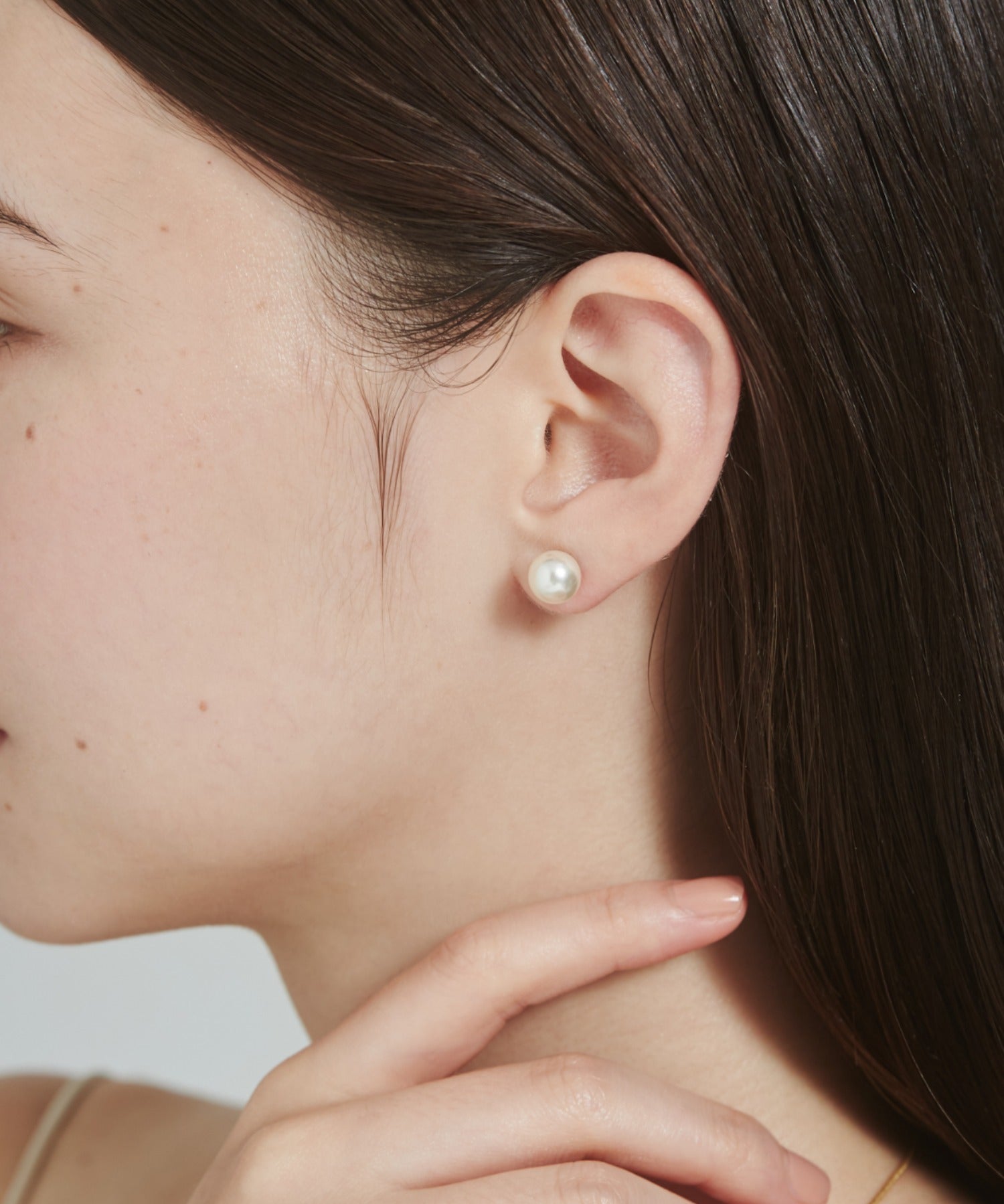 ciite' シーテ ピアス(両耳用) 【8mm】 選べるパールピアス (コットンパール / アクリルパール) (両耳用)