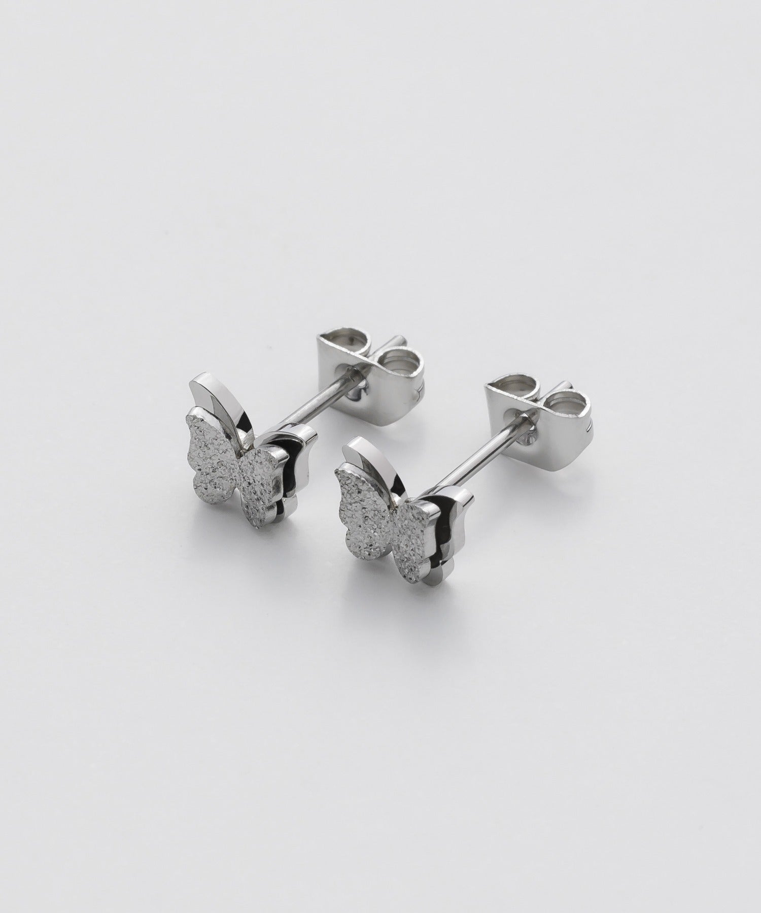 ciite' シーテ ピアス(両耳用) 【 金属アレルギー対応 】 バタフライピアス サージカルステンレス (両耳用)