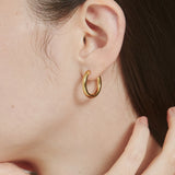 ciite' シーテ ピアス(両耳用) 【 金属アレルギー対応 】 シンプルフープピアス サージカルステンレス (両耳用)
