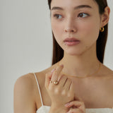 ciite' シーテ ネックレス 【 金属アレルギー対応 】ドロップリング / drop ring サージカルステンレス