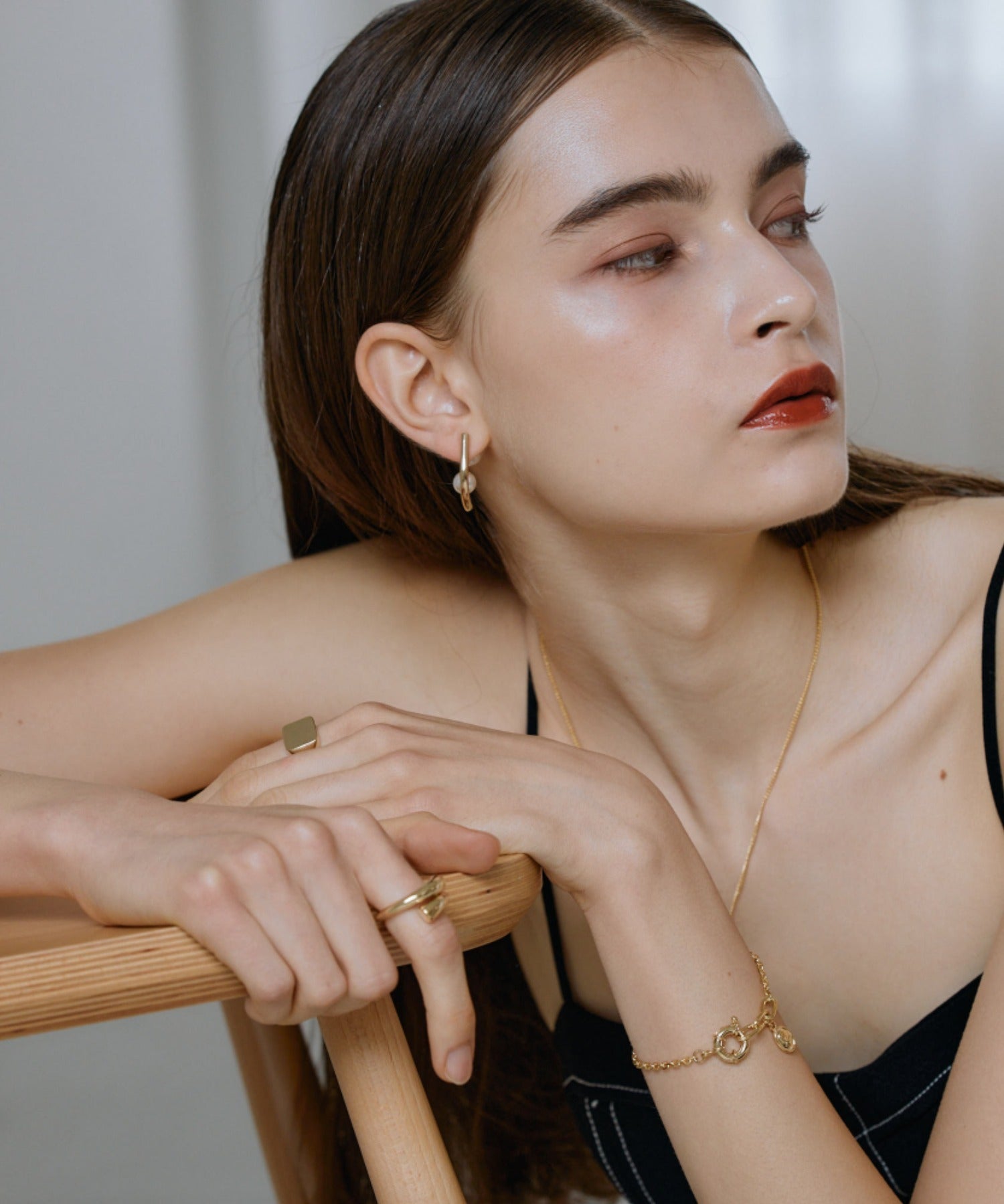 ciite' シーテ ピアス(両耳用) 【 金属アレルギー対応 】パールキャッチ デザインピアス サージカルステンレス
