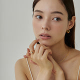 ciite' シーテ ネックレス 【 金属アレルギー対応 】ドロップリング / drop ring サージカルステンレス