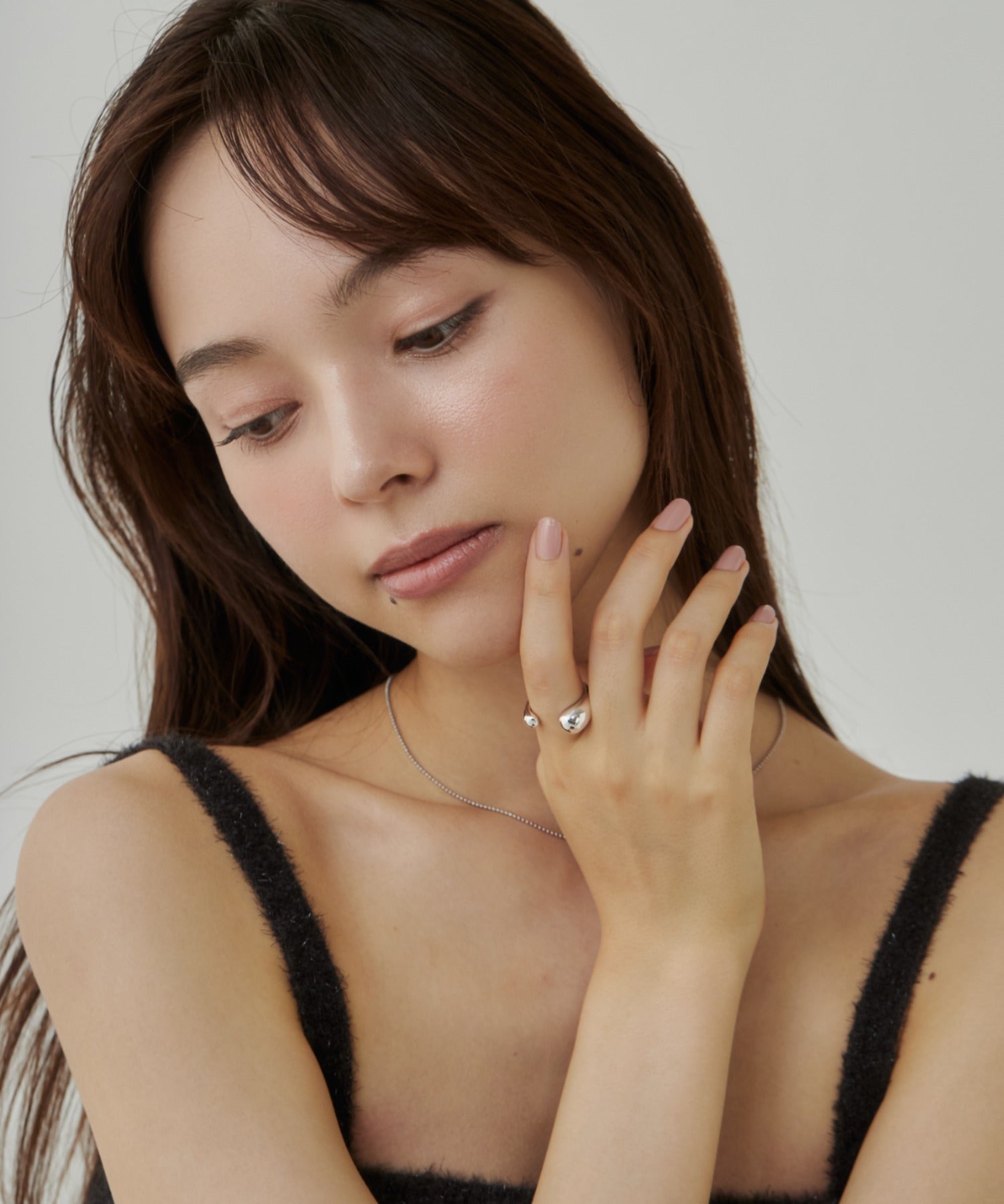 ciite' シーテ ネックレス 【 金属アレルギー対応 】ドロップリング / drop ring サージカルステンレス