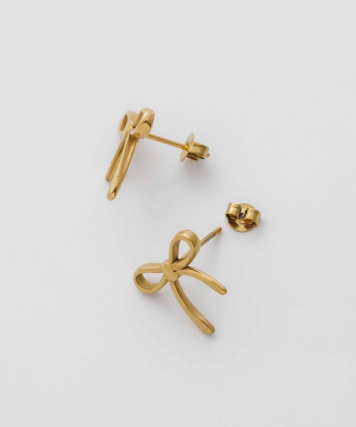 ciite' シーテ ピアス(両耳用) 【 金属アレルギー対応 】 リボンピアス サージカルステンレス (両耳用)