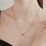 ciite' シーテ ネックレス 【 金属アレルギー対応 】 イニシャルハートネックレス サージカルステンレス