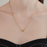 ciite' シーテ ネックレス 【 金属アレルギー対応 】 イニシャルハートネックレス サージカルステンレス