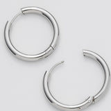 ciite' シーテ ピアス(両耳用) 【 金属アレルギー対応 】 シンプルフープピアス サージカルステンレス (両耳用)