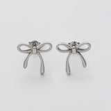 ciite' シーテ ピアス(両耳用) 【 金属アレルギー対応 】 リボンピアス サージカルステンレス (両耳用)
