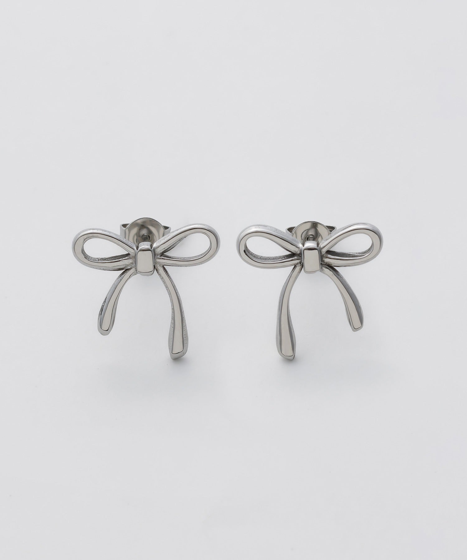 ciite' シーテ ピアス(両耳用) 【 金属アレルギー対応 】 リボンピアス サージカルステンレス (両耳用)