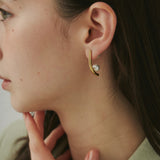 ciite' シーテ ピアス(両耳用) 【 金属アレルギー対応 】パールキャッチ デザインピアス サージカルステンレス
