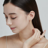 ciite' シーテ ネックレス 【 金属アレルギー対応 】結びピアス (両耳用) サージカルステンレス