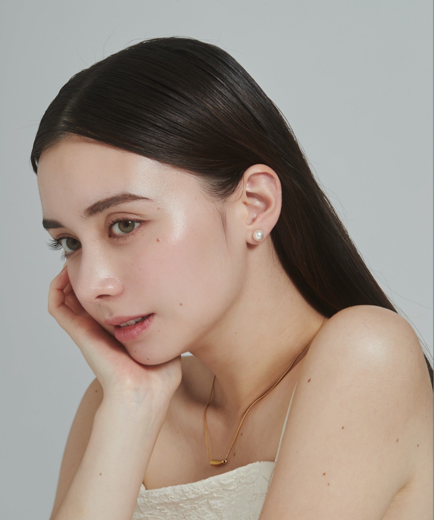 ciite' シーテ ピアス(両耳用) 【8mm】 選べるパールピアス (コットンパール / アクリルパール) (両耳用)