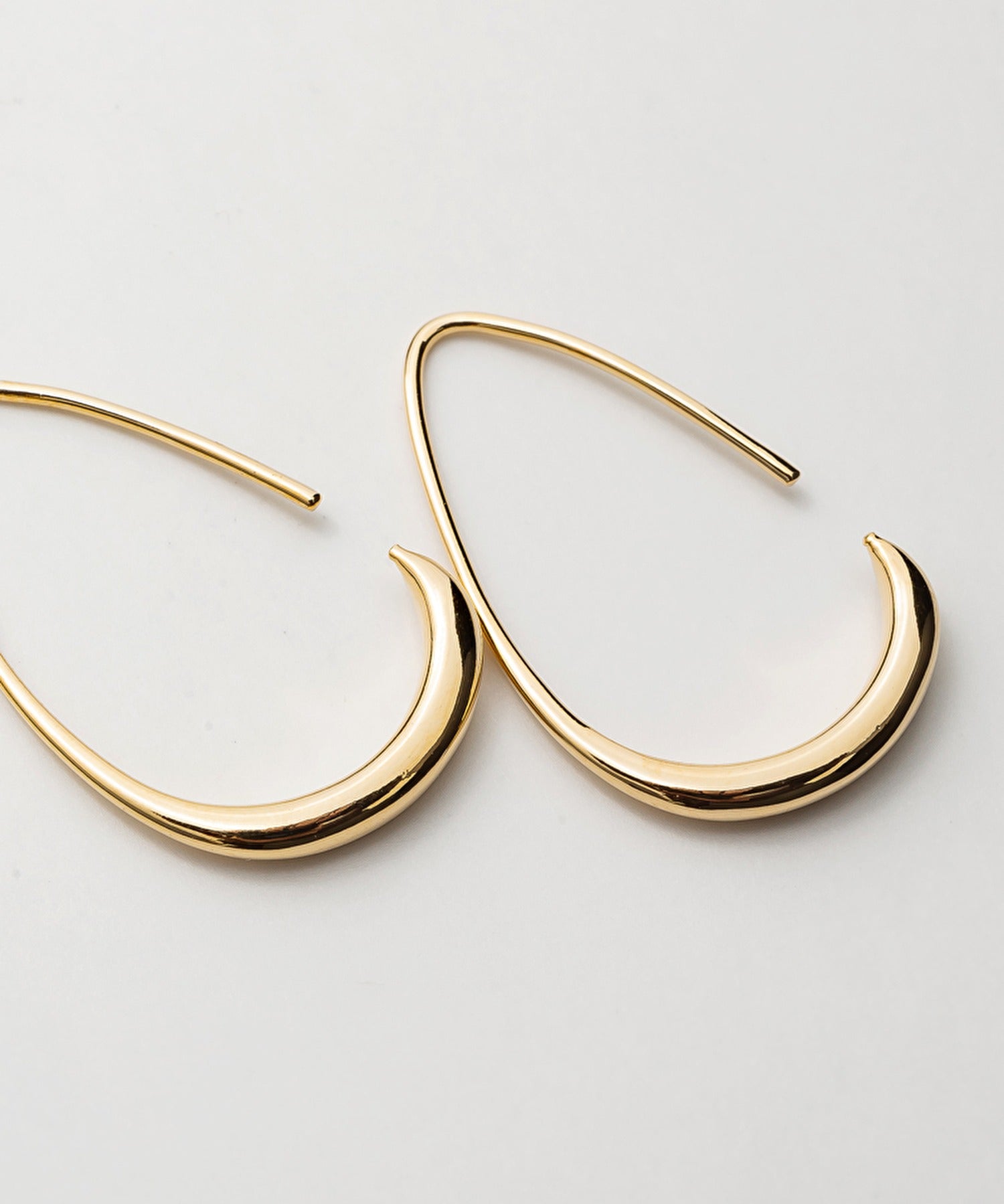 ciite' シーテ ピアス(両耳用) 【 金属アレルギー対応 】 シズクフープピアス サージカルステンレス