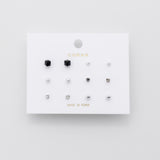 ciite' シーテ ピアス(両耳用) ピアス 6セット / pierce 6 set ブラック FREE