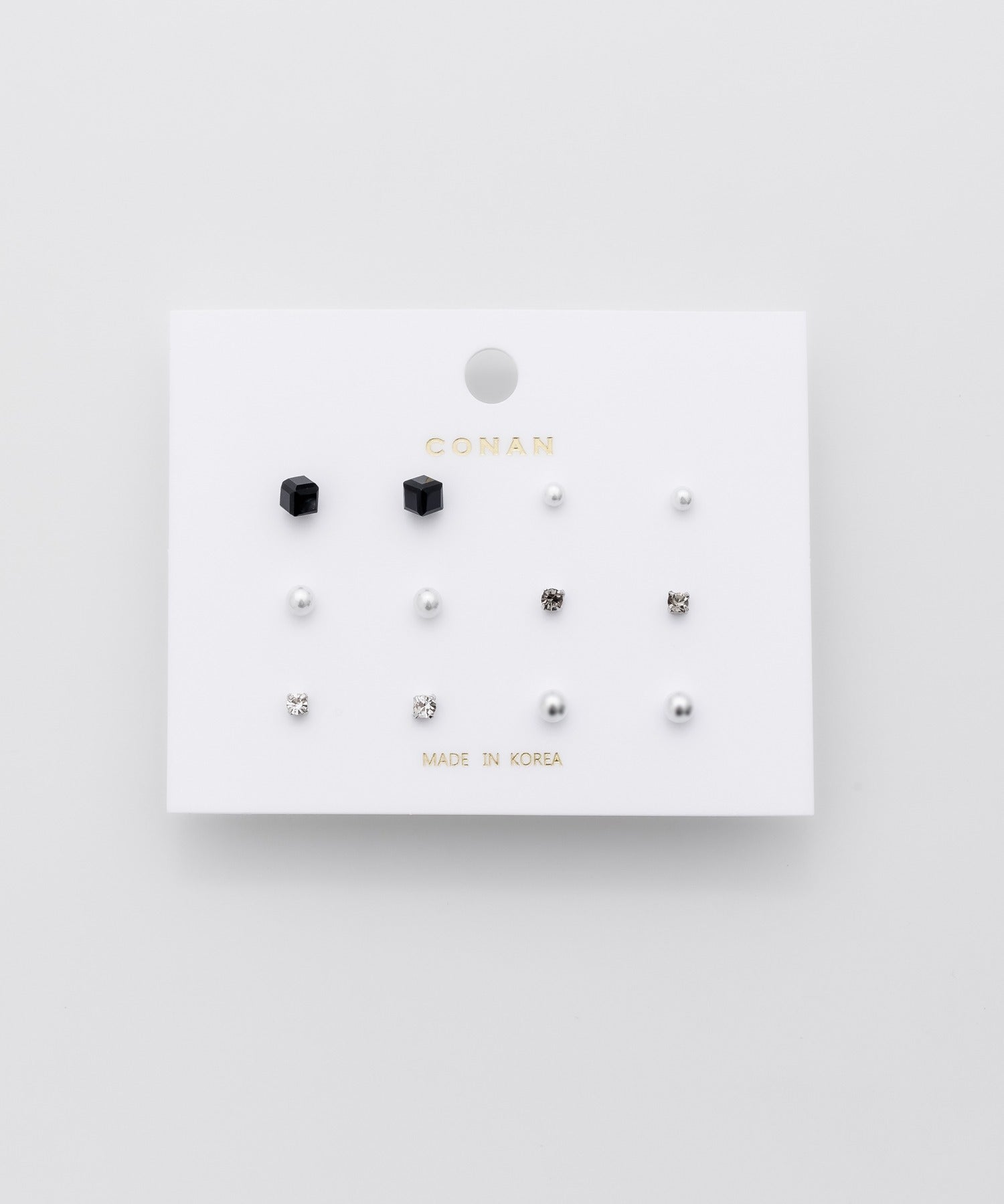 ciite' シーテ ピアス(両耳用) ピアス 6セット / pierce 6 set ブラック FREE