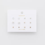 ciite' シーテ ピアス(両耳用) ピアス 6セット / pierce 6 set ホワイト FREE