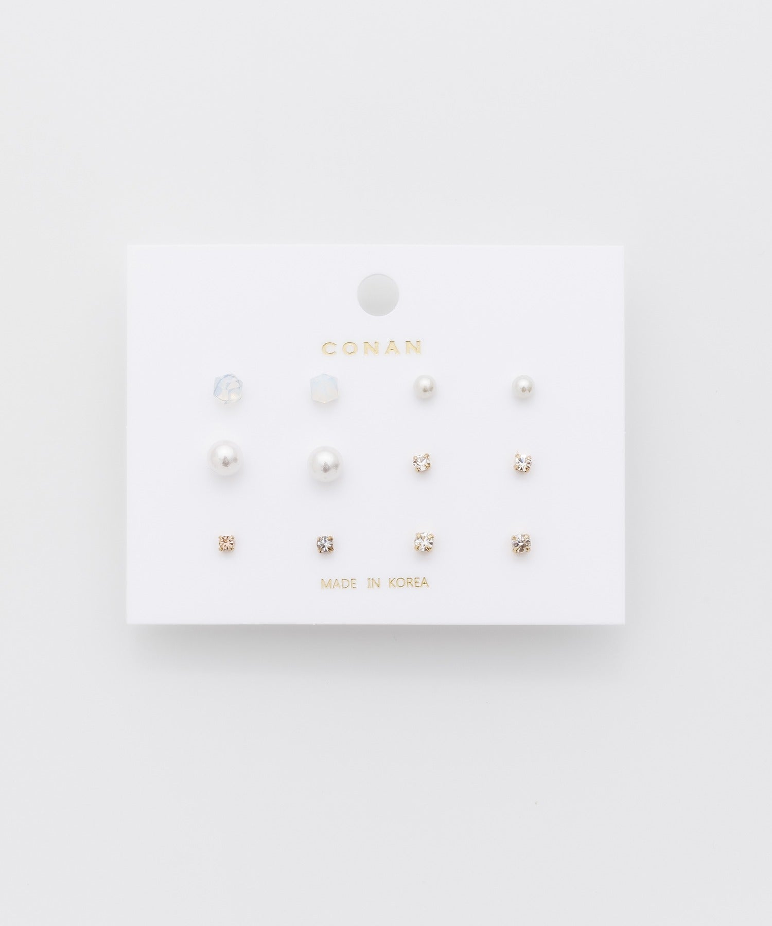 ciite' シーテ ピアス(両耳用) ピアス 6セット / pierce 6 set ホワイト FREE